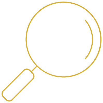 Gold icon for reaching the right guests with tailored SEO for luxury hotels